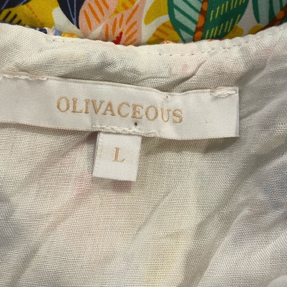 OLIVACEOUS FLORAL MINI DRESS - Picture 3 of 3